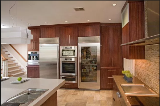 beautiful kitchen with sub-zero appliances